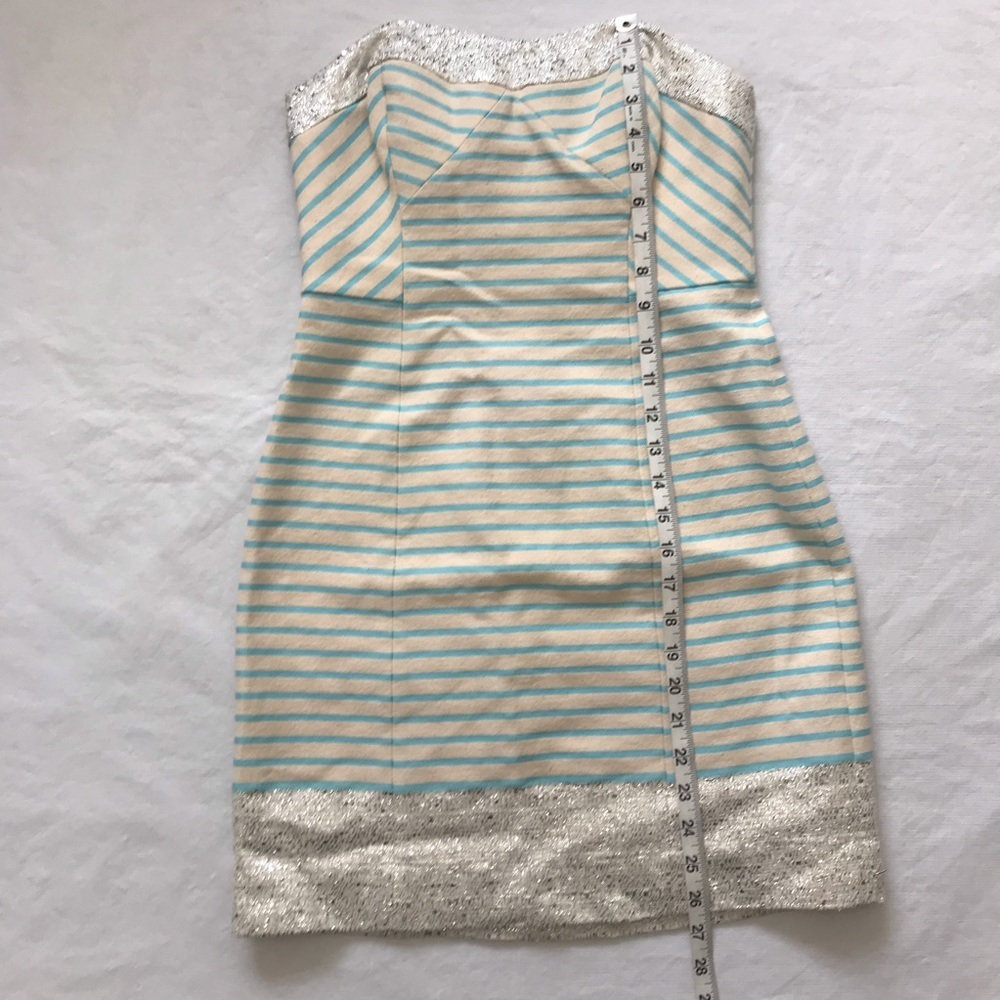 Lilly ePulitzer Remi Strapless Blue Horizon Mini Dress - Picture 6 of 13